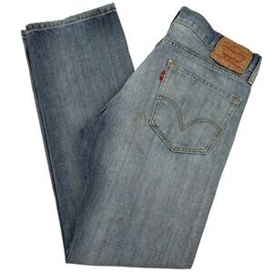 Levi’s 505 Straight Fit Jeans Cotton Distressed 33x32 Vintage 90s